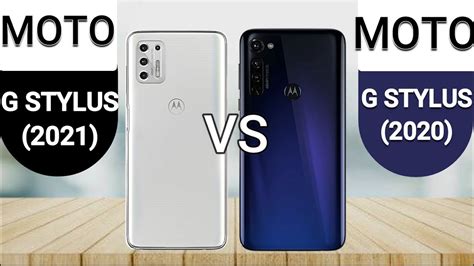 Motorola Moto G Stylus 2021 Vs Motorola Moto G Stylus 2020 Youtube