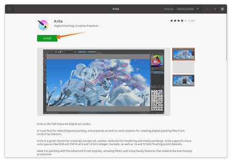 Krita Digital Painting Application For Linux