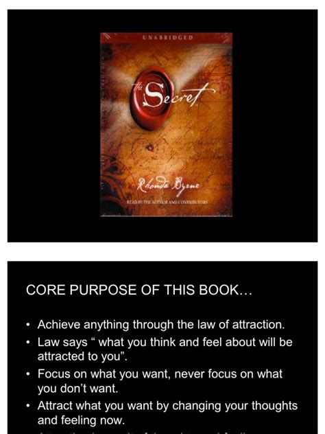 The Secret Pdf Law Of Attraction New Thought Mind