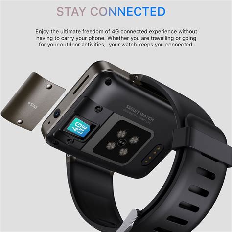Dm101 4g Smart Watch Wifi Gps Bt Smartwatch 241 Inch Touch Screen