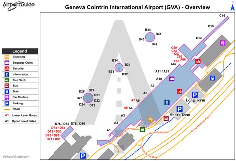 Geneva Geneva Cointrin International Gva Airport Terminal Maps