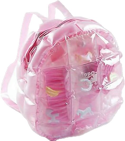 Pink Clear Backpack Freetoedit Sticker By Angienelson1988