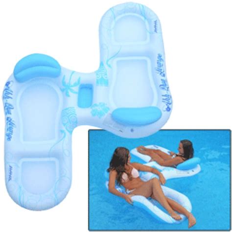 Aviva Ahh Qua Lounger Raft Inflatable Float Tube Water Sports Aviva