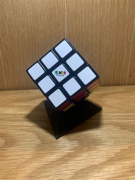 Rubiks Cube Stand Black 3d Printedstand Only Etsy