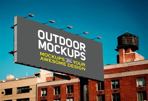 Free Outdoor Advertising Billboard Mockup Psd Good Mockups