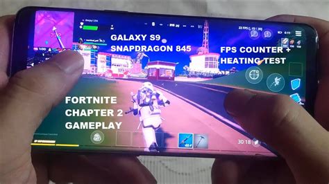 Samsung Galaxy S9 Fortnite Chapter 2 High Graphics Setting Gameplay