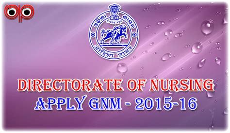 Apply Online For General Nursing And Midwifery Gnm Courses 2015 16