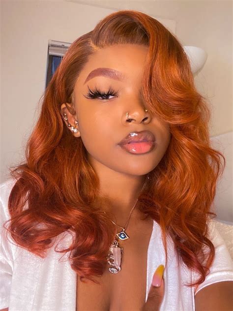 𝐏𝐢𝐧 𝐍𝐚𝐧𝐝𝐞𝐞𝐳𝐲 🥀 Hair Styles Dyed Natural Hair Wig Hairstyles