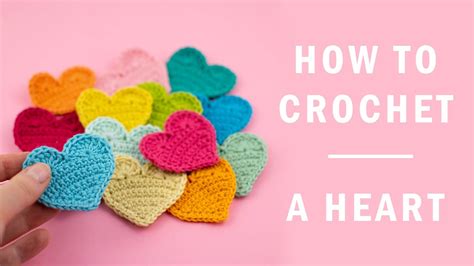 How To Crochet A Heart Youtube