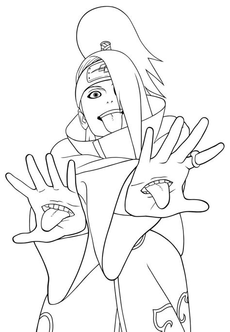 146 Best Naruto Coloring Pages Images On Pinterest White
