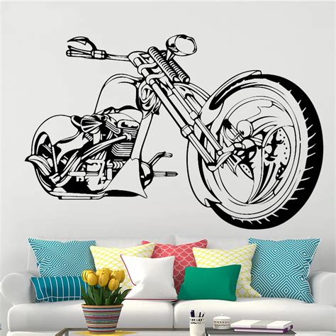 Buy Aiyoaiyo Motorbike Wall Art Sticker Motorcycle