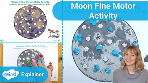 Moon And Planets Fine Motor Skills Activity YouTube