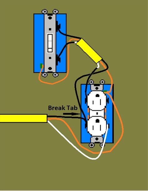 Wiring A Switched Receptacle