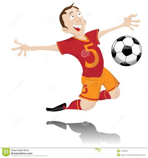 Soccer Player Celebrating Goal Stock Photo Image 14206610