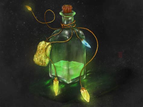 This Magic Potion Bottle Is Transparent Credit Artstation Magic