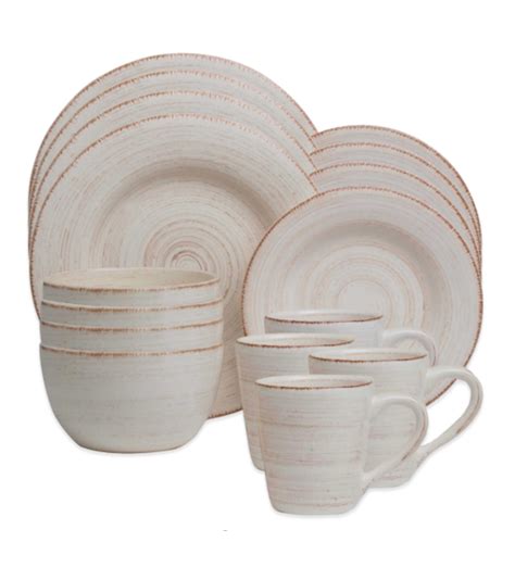 Sonoma 16 Piece Dinnerware Set In Ivory The Inspired Home