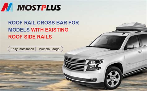 Mostplus Roof Rack Cross Bar Rail Compatible For Gmc Yukon