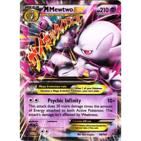 Pokemon X And Y Breakthrough Single Card Holo Rare Mega Mewtwo Ex 64