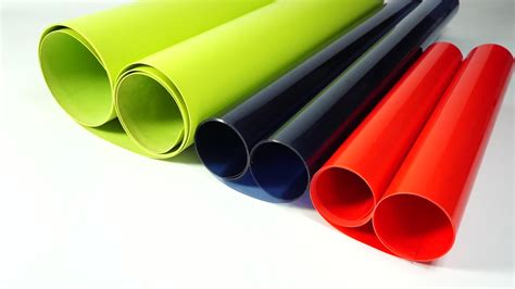 025mm Thickness Colored Thin Rigid Clear Pvc Plastic