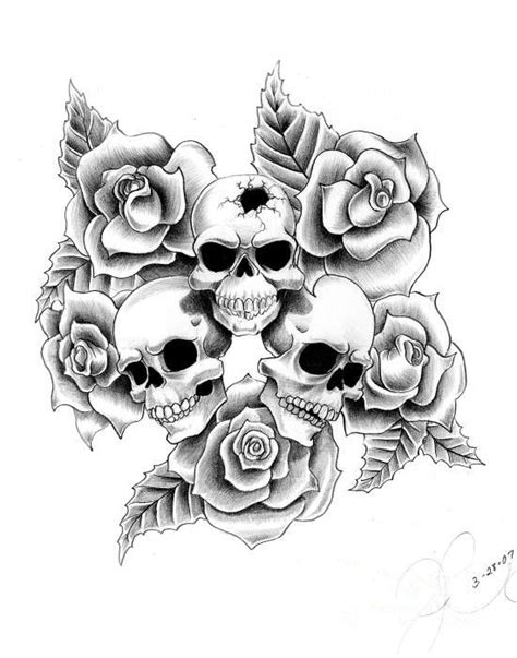 Gangster Skull Drawing At Explore Collection Of