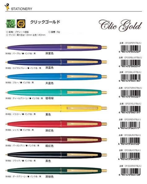 Japan Original Bic Limited Edition Vintage Color Ballpoint Pen Clic