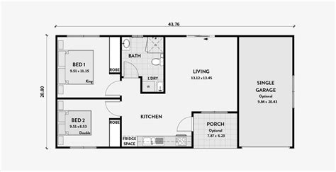 2 Bedroom Adu Floor Plans Floorplansclick