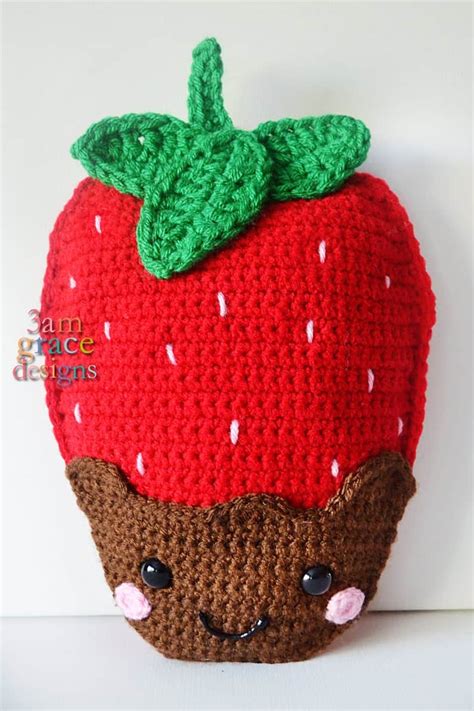 Crochet Strawberry Pattern Collection Goldenlucycrafts