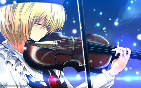 Chica Anime Tocando Violin