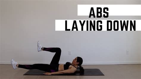 4 Ab Exercises You Can Do While Lying Down Youtube