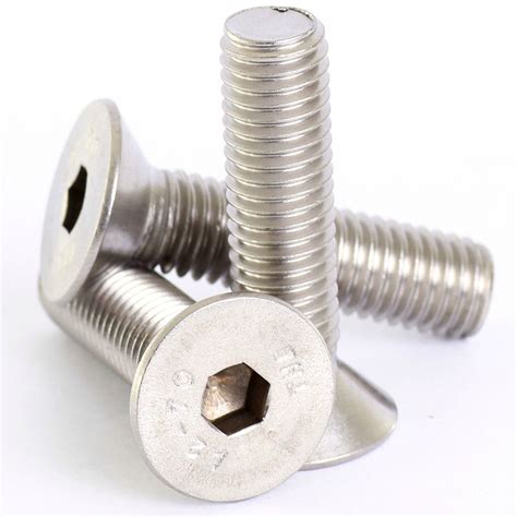 M3 M4 M5 M6 A2 Stainless Countersunk Socket Screw Allen Key Bolts