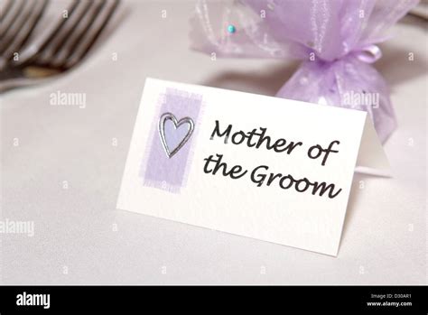 Wedding Name table cards Stock Photo - Alamy
