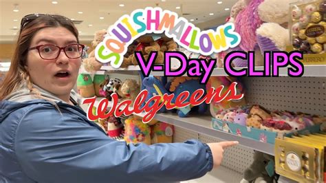 Valentines Day Squishmallow Clips From Walgreens Youtube