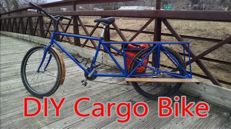 Diy Cargo Bike Turning An Old Mountain Bike Into A Cargo Hauler Youtube