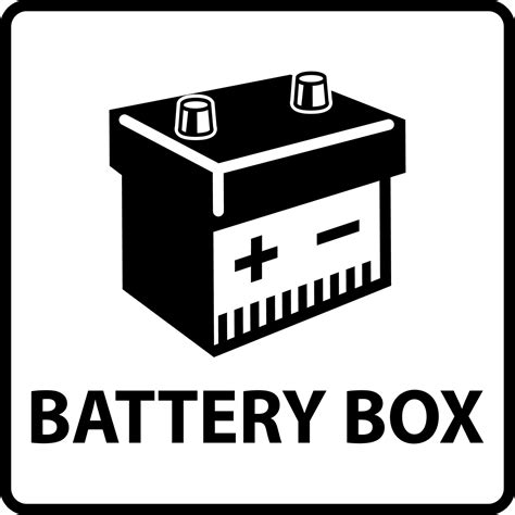 Symbol Battery Sign Battery Box On White Background 24799264 Vector Art
