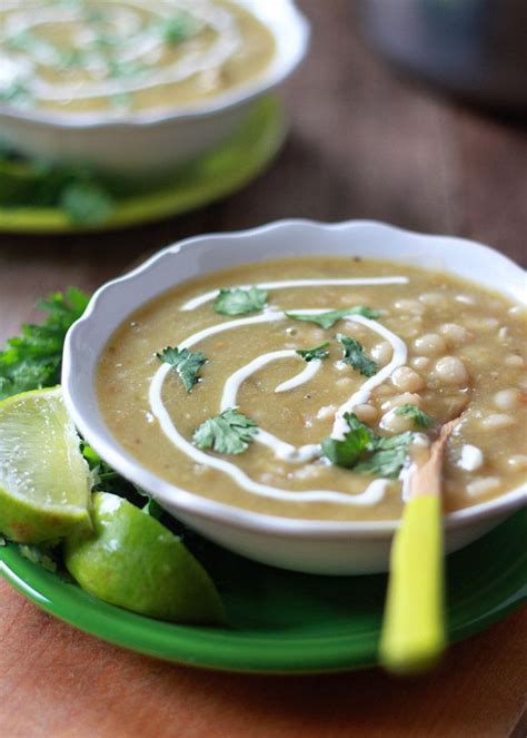 Spicy Chili Verde With White Beans And Optional Chicken Recipe