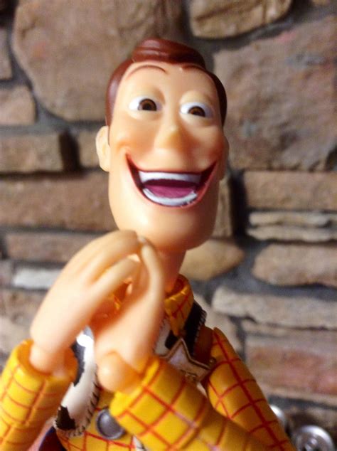 Creepy Revoltech Woody With Lotion Bottle This Is The Famous Woody Figure By Revoltech With