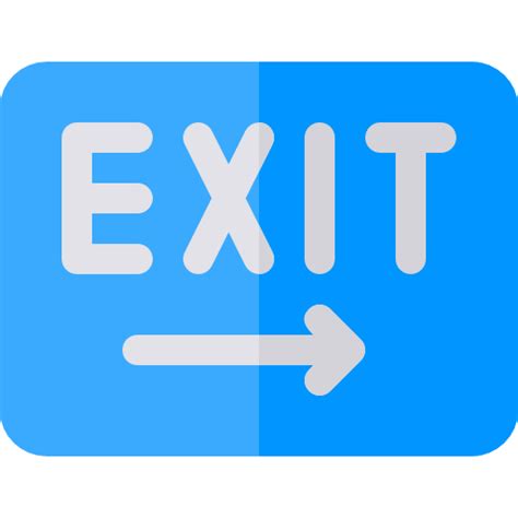 Exit Free Signs Icons