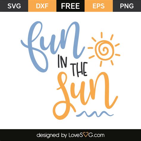 Fun In The Sun Lovesvg Com