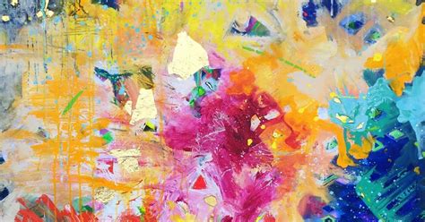 Stephen Lursen Art Galaxy Splash Abstract Painting Sold