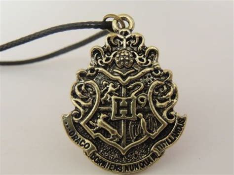 Harry Potter Hogwarts School Crest Necklace Available At