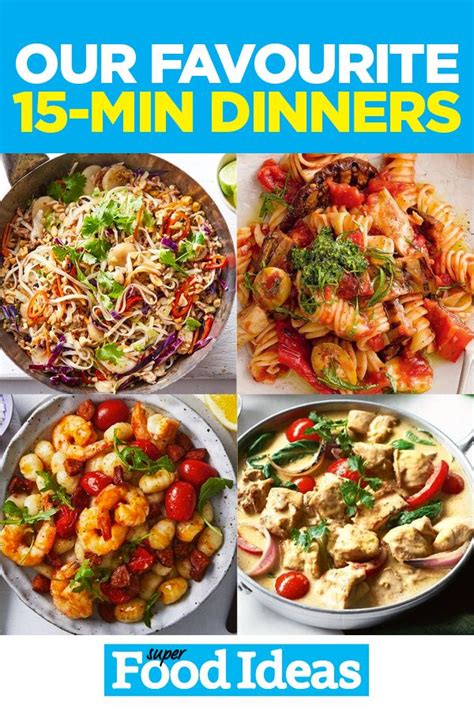 Our Favourite 15 Minute Weeknight Dinners Dinner 15 Minute Dinners