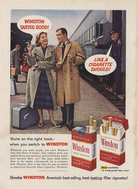 Winston Cigarettes Vintage Cigarette Ads Winston Cigarettes Vintage