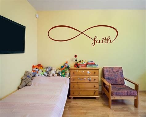Infinity Faith Quotes Wall Decal Quotes Vinyl Art Stickers