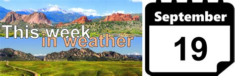 This Week In Weather September 19 2016 Bouldercast
