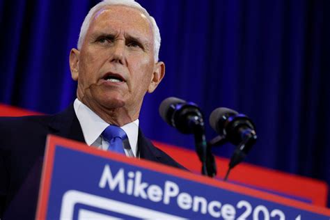 Former Us Vice President Mike Pence Opens 2024 Presidential Bid With