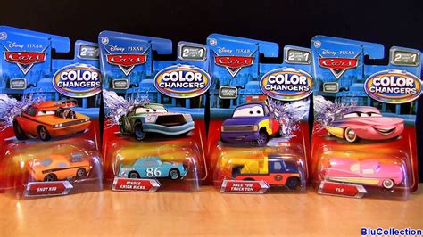 Color Changers Cars Flo Snot Rod Chick Hicks And Tow Truck Colour