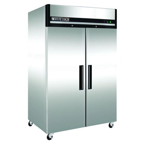 Shop Maxx Cold 49 Cu Ft 2 Door Reach In Commercial Refrigerator