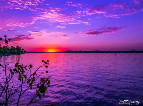 Lake Norman North Carolina Beautiful Sunrise At Lake