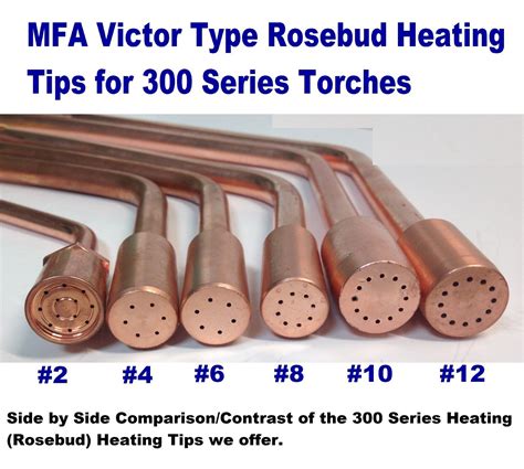 mfa heating nozzle tip rosebud for victor victor type 300 series 2 2w1201 2 ebay