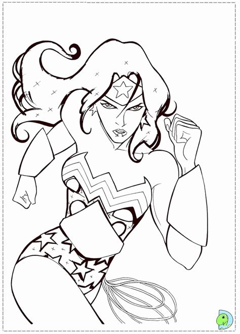 Wonder Woman Printable Coloring Pages